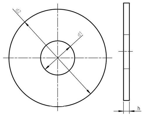 DIN 9021 Large Flat Washer