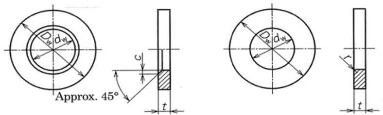 JIS B 1186 Large Flat Washer